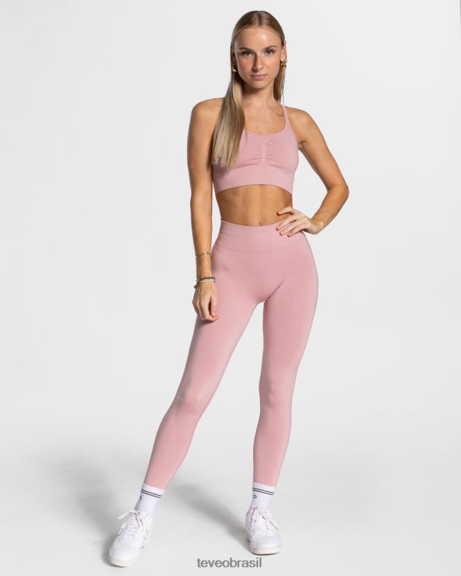 roupas mulheres TEVEO FJ4TZV94 legging atemporal rosa