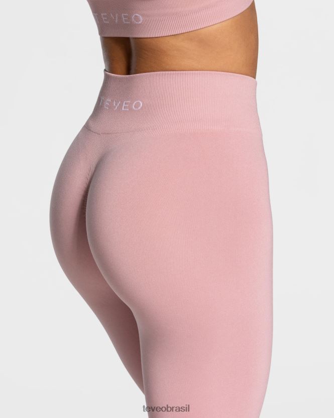 roupas mulheres TEVEO FJ4TZV94 legging atemporal rosa