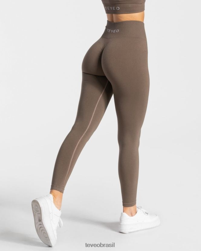 roupas mulheres TEVEO FJ4TZV99 legging atemporal cinza