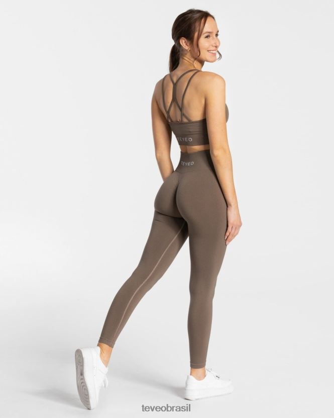 roupas mulheres TEVEO FJ4TZV99 legging atemporal cinza