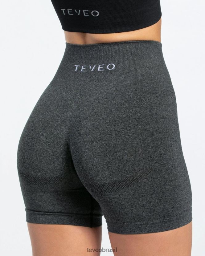 roupas mulheres TEVEO FJ4TZV203 curto elegante cinza escuro