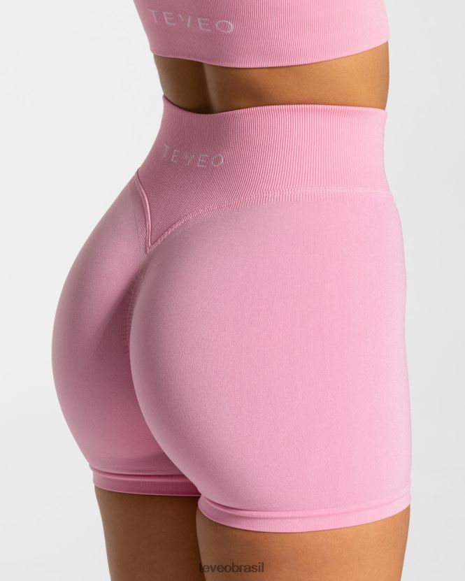 roupas mulheres TEVEO FJ4TZV240 declaração curta rosa