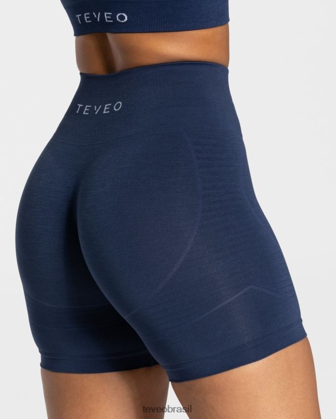 roupas mulheres TEVEO FJ4TZV248 verdadeiro curto azul escuro