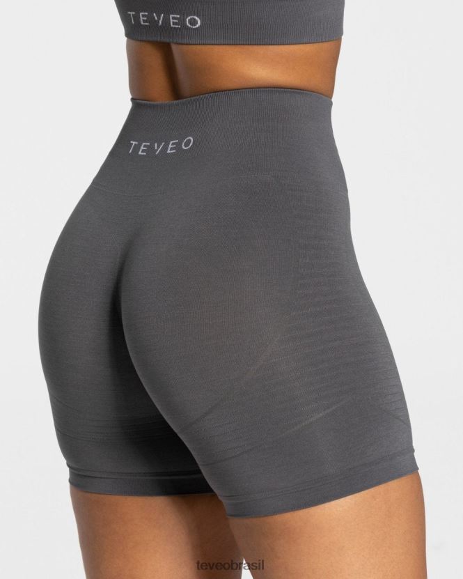 roupas mulheres TEVEO FJ4TZV249 verdadeiro curto cinza escuro