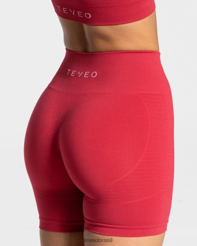 roupas mulheres TEVEO FJ4TZV250 verdadeiro curto vermelho